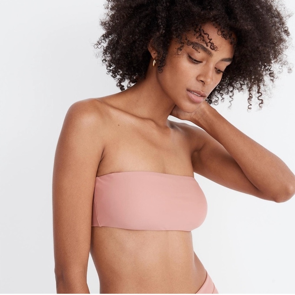 Madewell Pink Bandeau Top